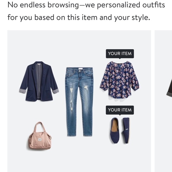 𝅺Fun 2 Fun Aleta Lattice Detail Blouse - Blue Floral - Size Xsmall - Picture 8 of 10